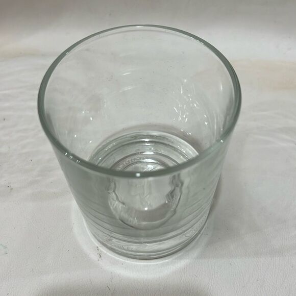 Crown Royal Rocks Glasses 8 Ounces 3 In Round 3 3/4 Inches Tall Stamped Bottom - Picture 4 of 11